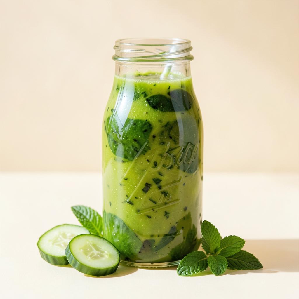 Green energy detox juice